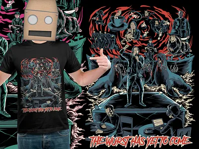 Martacious apparel design artwork branding dark illustration merch musician standupcomedy tees tshirt