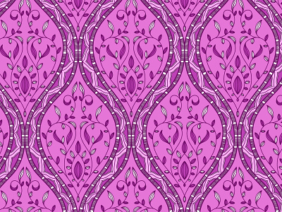 Victorian Style Wallpaper abstract fabric illustration ornamental pattern art seamless pattern sophisticated vector wallpaper