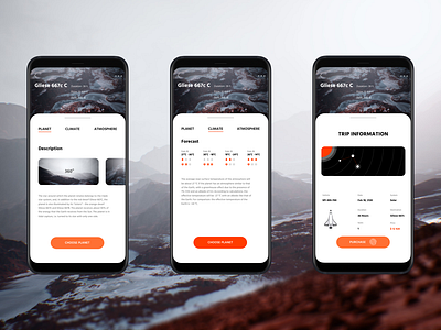 Little exercise concept design display inteface ui ux