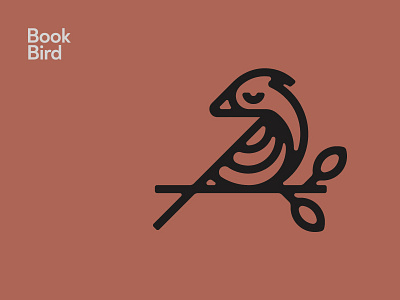 Book Bird bird book design geometric icon identity logo logo design logotype mark minimalist nature symbol tree