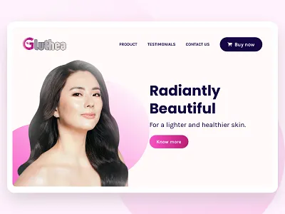 Gluthea Website #2 gluta glutathione gluthea jinri park kervin tan krvin metathione philippines ui design