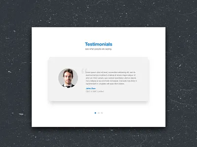 Daily UI Day 039 100 days challenge dailyui day 39 testimonials