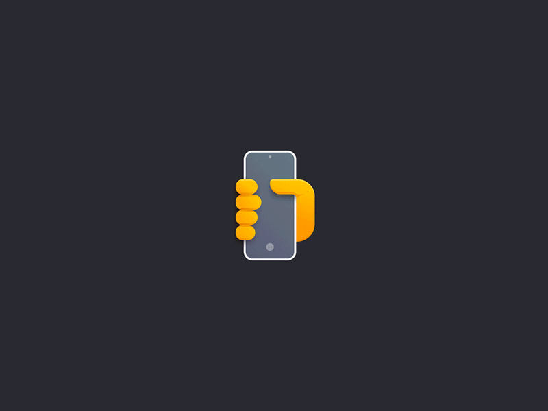 Hand Shake animated animation hand icon iconography illustration phone shake