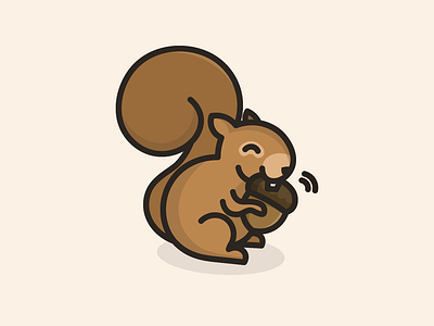 Squirrel acorn animal forest forest animals happy squirrel