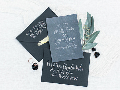 Winter Invitation Design calligraphy design graphic design handlettering invitation invitation design