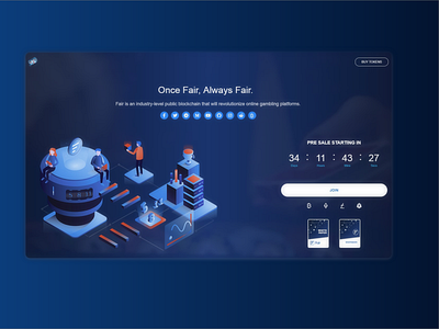 Counter concept counter flat ui web