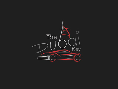 The Dubai Key branding design illustration logo logodesign vector