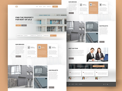 REAL ESTATE WEBSITE deepa realestate website ui design uiux design