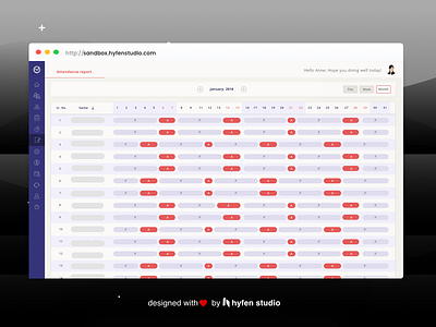 HRMS - Leave & Absence Tracker cloud app creative creative agency design design app hello dribbble hr hr software hyfenstudio management app uidesign ux design web application