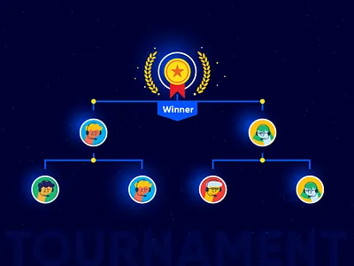 Tournament design flat illustration smooozy