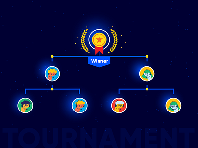 Tournament design flat illustration smooozy