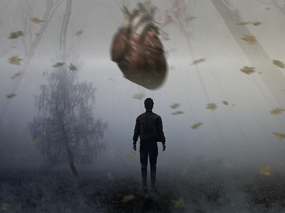 Help, I Lost Myself Again art design digital 2d digital art illustration manipulate manipulation