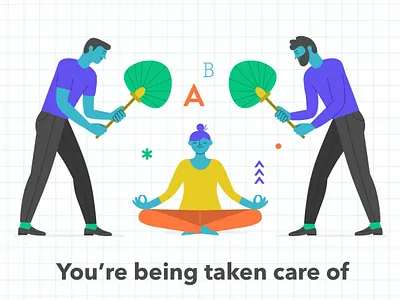 Ginger onboarding email app brand design hello. illustration typography vector