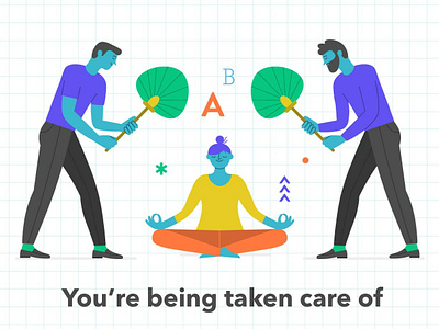 Ginger onboarding email app brand design hello. illustration typography vector