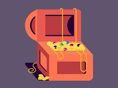 The Spoils of Game! assets chest collectibles game game assets gold icon mobile games tiles treasure