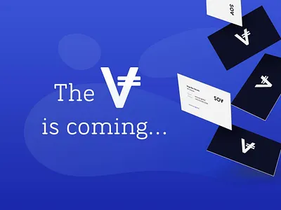 SOV app brand branding design hello. logo typography ui ux vector