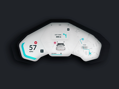 Qita Eva Car Dashboard Day Light Theme 3d after effect animation car app dasboard electro gif interaction interaction design ios iphonex landing mobile tesla ui uidesign ukraine ux animation web