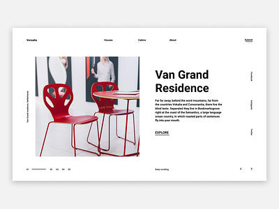 Landing Page - Property Rentals clean design digital figma landing page layout minimal ui ux design uipractice web website whitespace