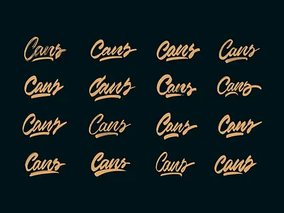 Cans - Logo Sketches for Graffiti Shop branding calligraphy clothing design font free hand lettering identity lettering logo logotype mark packaging script sketch sketches streetwear type typo typography
