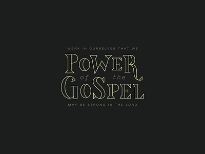 Power badge bible brand branding christian church geometric gospel jesus lines logo lord power reformed serif traingle triangular type type design typography