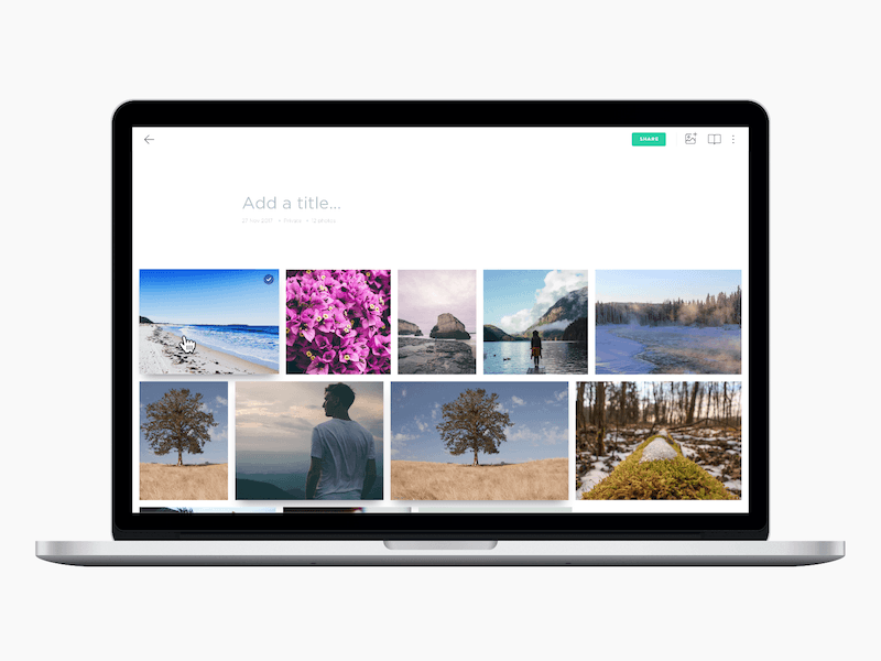 Re-ordering Images in Albums framer prototype ui