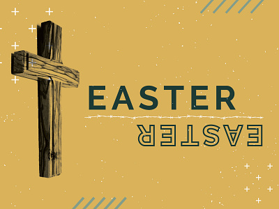 Easter - Unused branding church church easter design church series design church weekend series easter easter church series easter design graphic design illustration minimal typography yellow