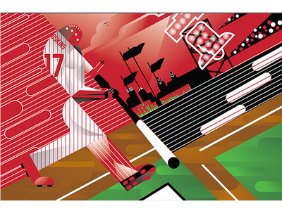 Phillies Dribbble baseball caricature contemporary graphic design illustration illustrator philadelphia phillies philly sports vector