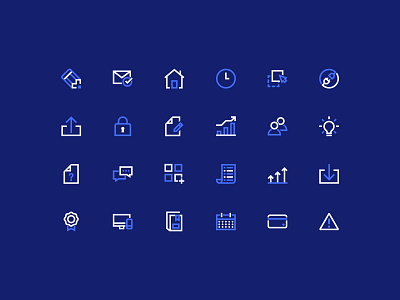 Coassemble Icon Set award blue clock education email graph home icon icon set integration light bulb lock navy pencil report reverse speech bubble users warning white