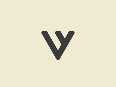 Vincent Young LogoMark brand branding clean design flat icon iconography identity illustrator logo minimal typography vector