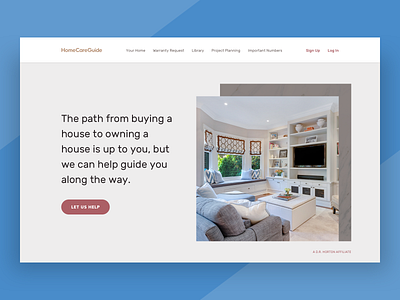 HomeCareGuide Home Page Hero hero image web design
