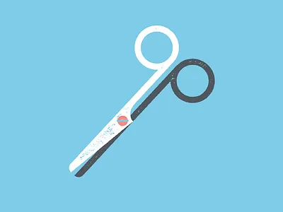 Lil' Pair of Scissors illustration texture vector