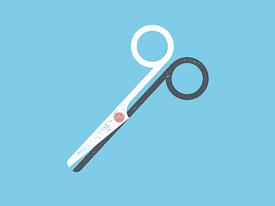 Lil' Pair of Scissors illustration texture vector