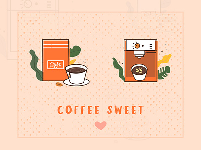 coffee icon illustration ui