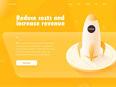 Rocket illustrations isometric orange rocket ui we design web yellow