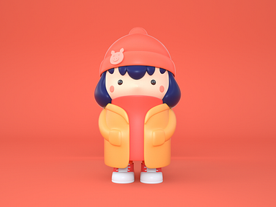 Cute Girl 3d 3d art design