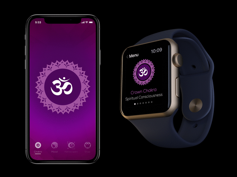 Meditation App animation app artwork branding design flat icon illustration interactiondesign iphone iwatch meditation app typography ui ux vector