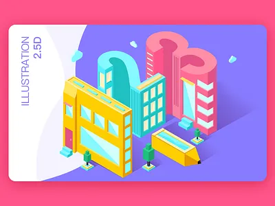 Illustration 2.5D 2.5d figure illustration