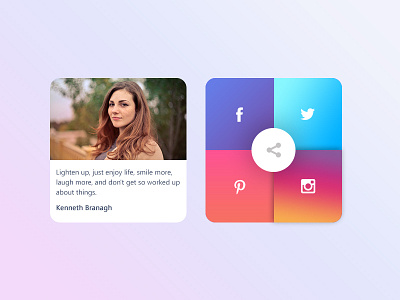 Social Share 010 button design creative daily ui 010 dailyui design illustration photoshop social buttons social share typography ui