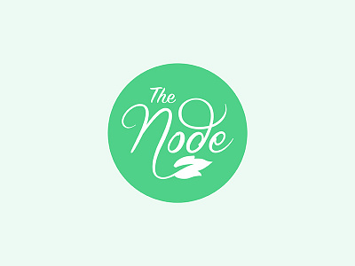 The Node africa branding design floral flower green icon illustration kenya leaf logo nairobi pizza restaurant typography urban