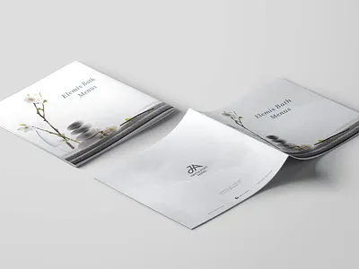 Spa Elemis Treatment brochure brochure brochure design brochure layout design dubai photograhy spa