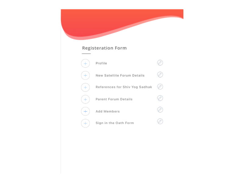 Registration Form for E-Signature flow app dailyui design e signature expandable form design interaction animation interaction design registation form ui ui ux design user account user center design userflow ux