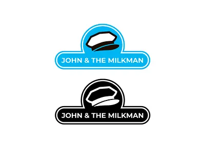 John & The Milkman brand branding design graphic design illustration logo logo design logotype minimal vector