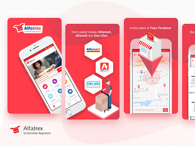 Alfatrex Screenshot Appstore alfatrex apps design apps screen appstore ecommerce illustration logistic screen shot ui uiux logistic uiuxdesign