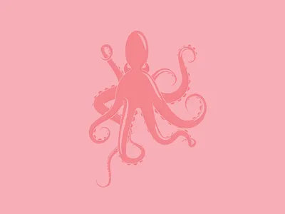 Octopussy adobe illustrator adobe illustrator cc design graphic design illustration octopus pink sea creature under the sea vector