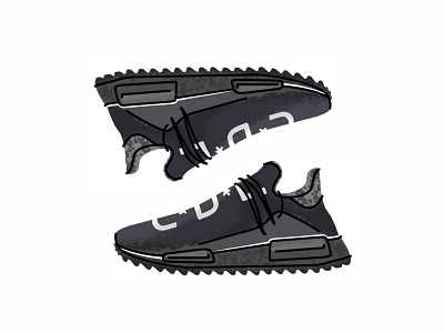 Adidas Pharrell Hu Nmd Trail adidas adidas pharrell hu nmd trail classic design footwear gradient icon illustration kicks lines nmd pharrell shoes sneaker sneakers sport style superstar trainer vector