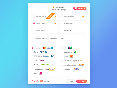 Cashpoints booking form booking booking form booking system buy cash flat design game interface interface design interface design templates order order form payment payment form payment method points start up ui ux design ux designer ux ui web