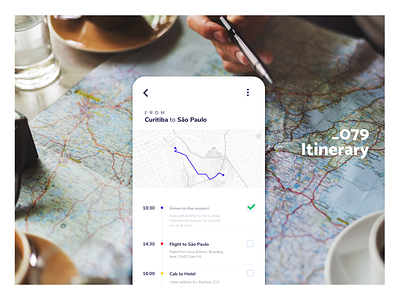 Daily UI #079 - Itinerary 079 dailyui dailyui079 itinerary ui