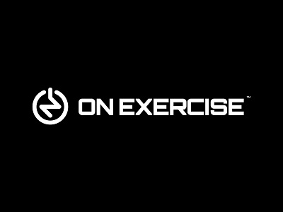 On Exercise Logo [Used] action balance clever logo logo design logotype movement simple smart sports