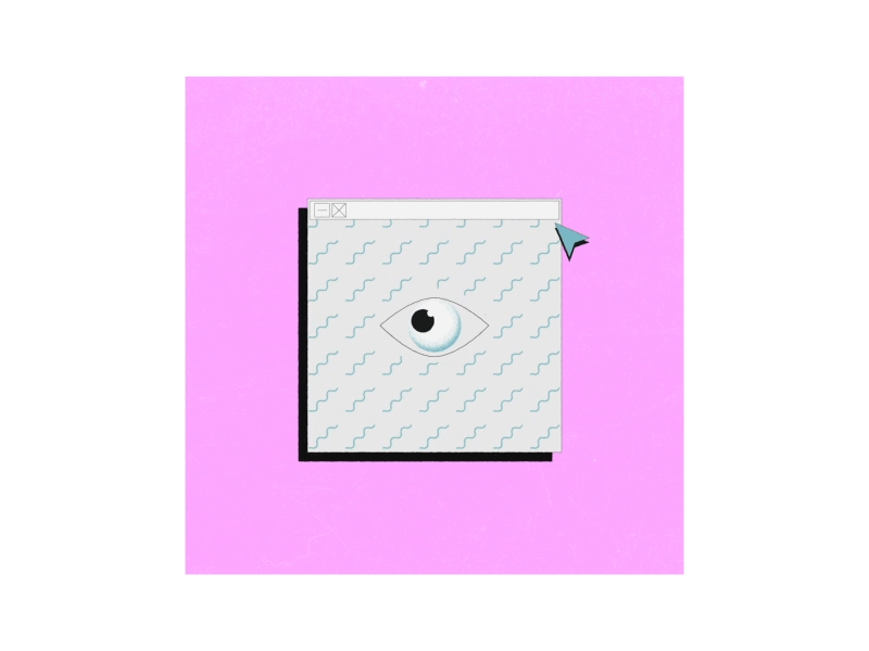 Big Brother 👁️ 2d after effects animation cursor design eye gif illustration illustrator loop mograph motion motiondesign popup shadow ui