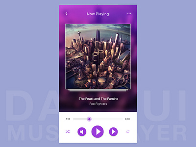 Music app concept app designer appdesign daily ui 009 daily ui challenge dailyui dailyui 009 dailyui009 design gradient music music player spotify ui uidesign userinterfacedesign visual design